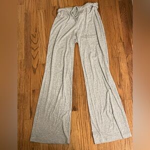 Gray Wide-Leg Pants